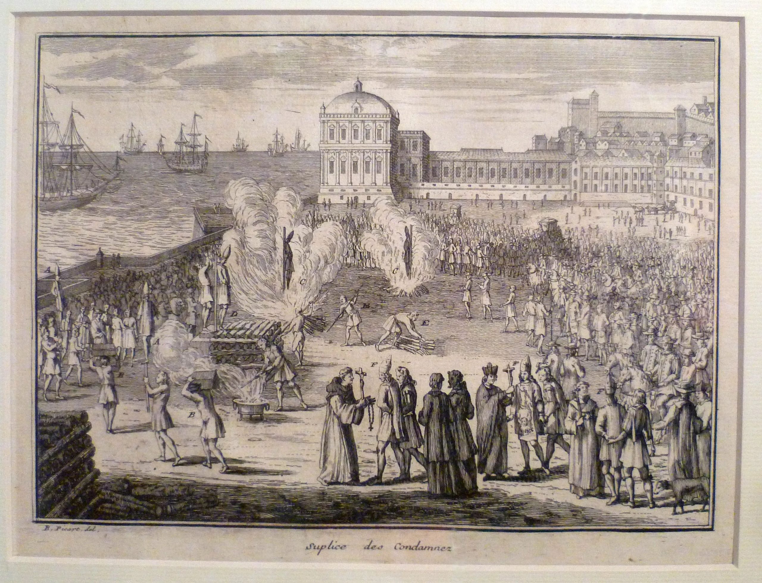 Le difficile choix des Juifs portugais après 1497 – « Suplice des condamnés»  – 1723