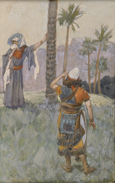 Déborah sous le palmier par James Tissot, 1896