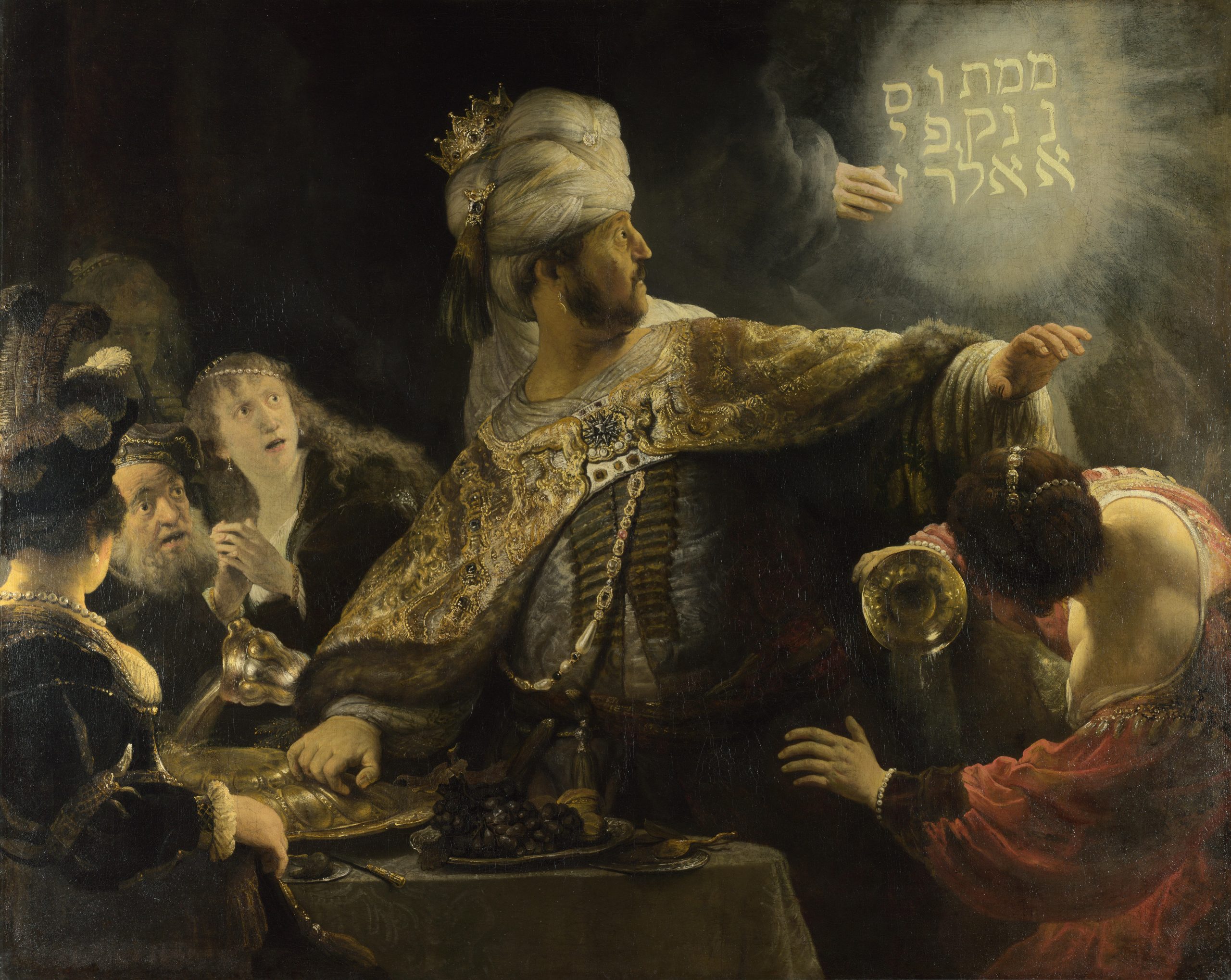 Le Festin de Balthazar par Rembrandt, 1635