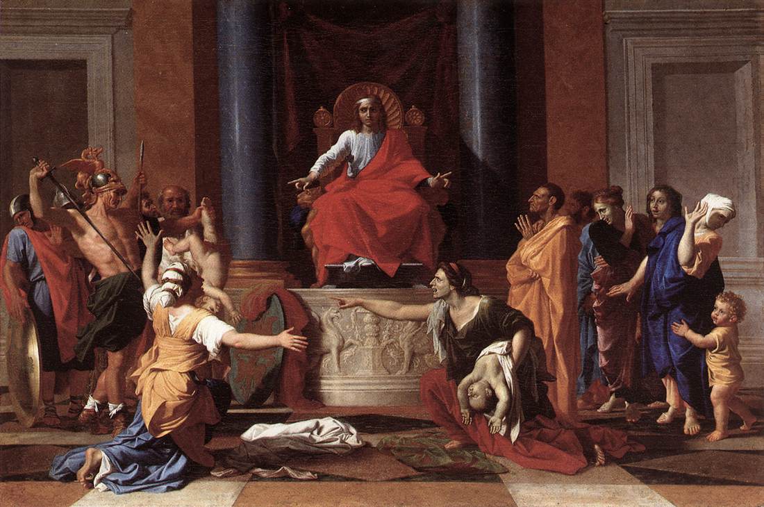 Le jugement de Salomon par Nicolas Poussin, 1649