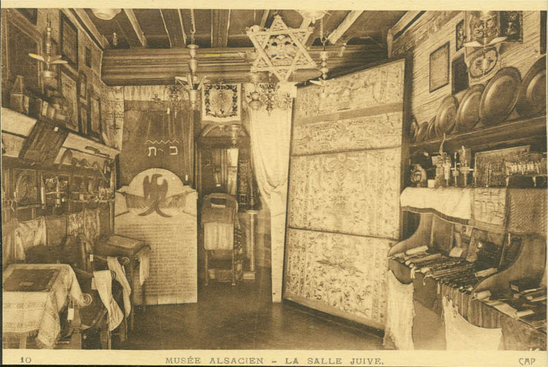 Musée Alsacien – La Salle Juive vers 1920