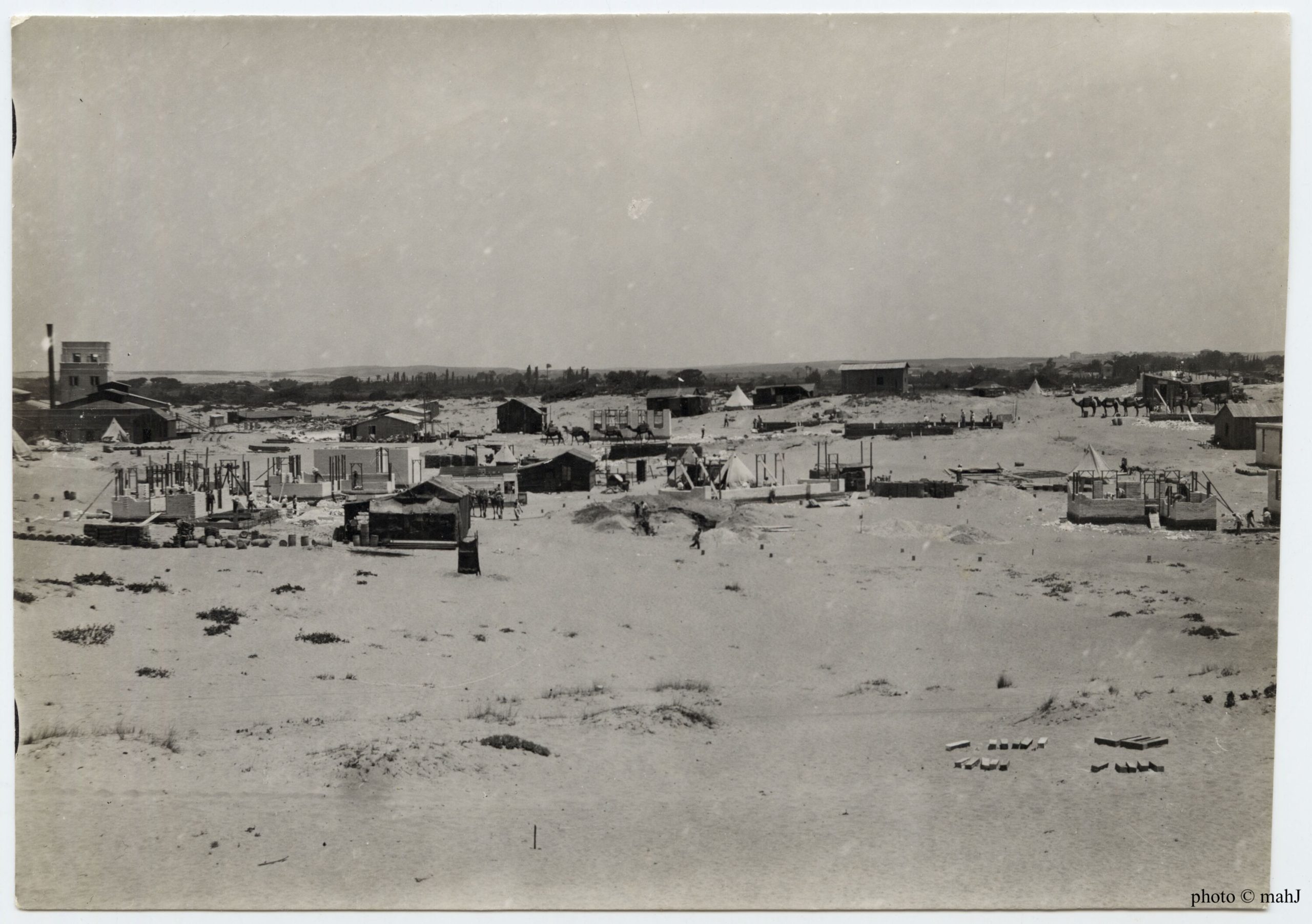 Premières constructions à Tel Aviv vers 1910